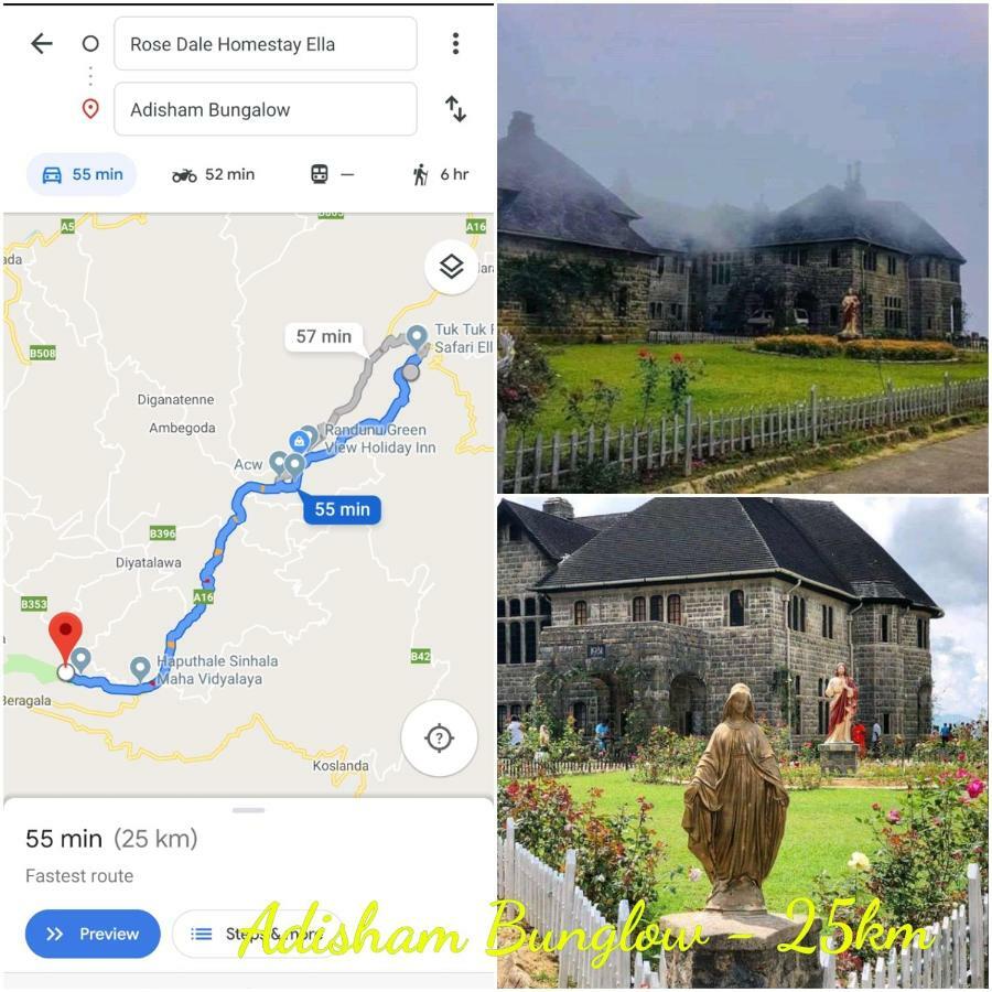Rose Dale Homestay เอลลา ภายนอก รูปภาพ